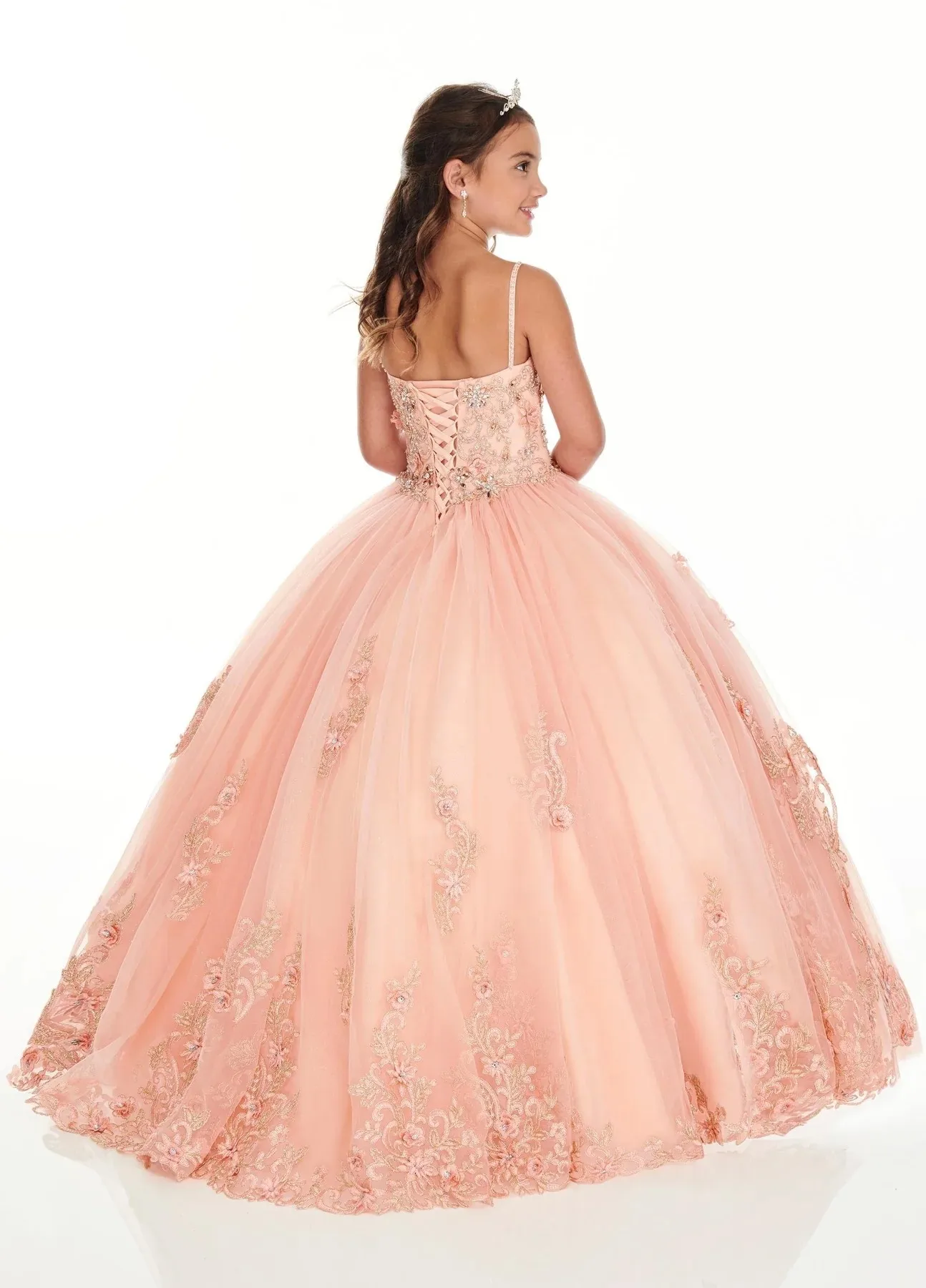 Königsblau Mini Quince anera Kleider Ballkleid Tüll Applikationen Perlen Blumen mädchen Kleider für Hochzeiten Festzug Kleider Baby