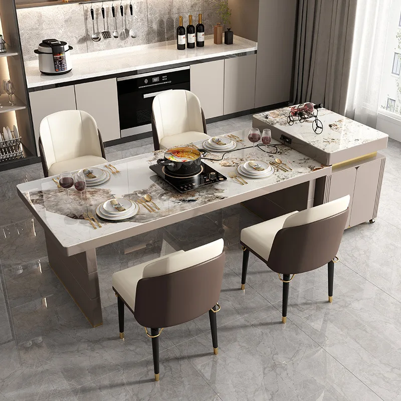 

Cheap Luxury Home Dining Table Set European Combination Marble Dining Table Hot Sale Modern 4 Seat Dining Table