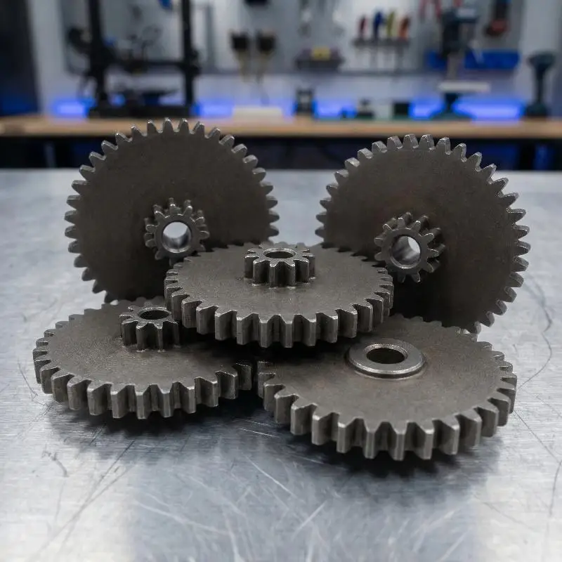 5Pcs/pack 10T-36T Metal Double Gear Reduction Gear 0.5/0.5 Modulus 2mm Hard Wear-Resistant Gear DIY Model Making Accessories