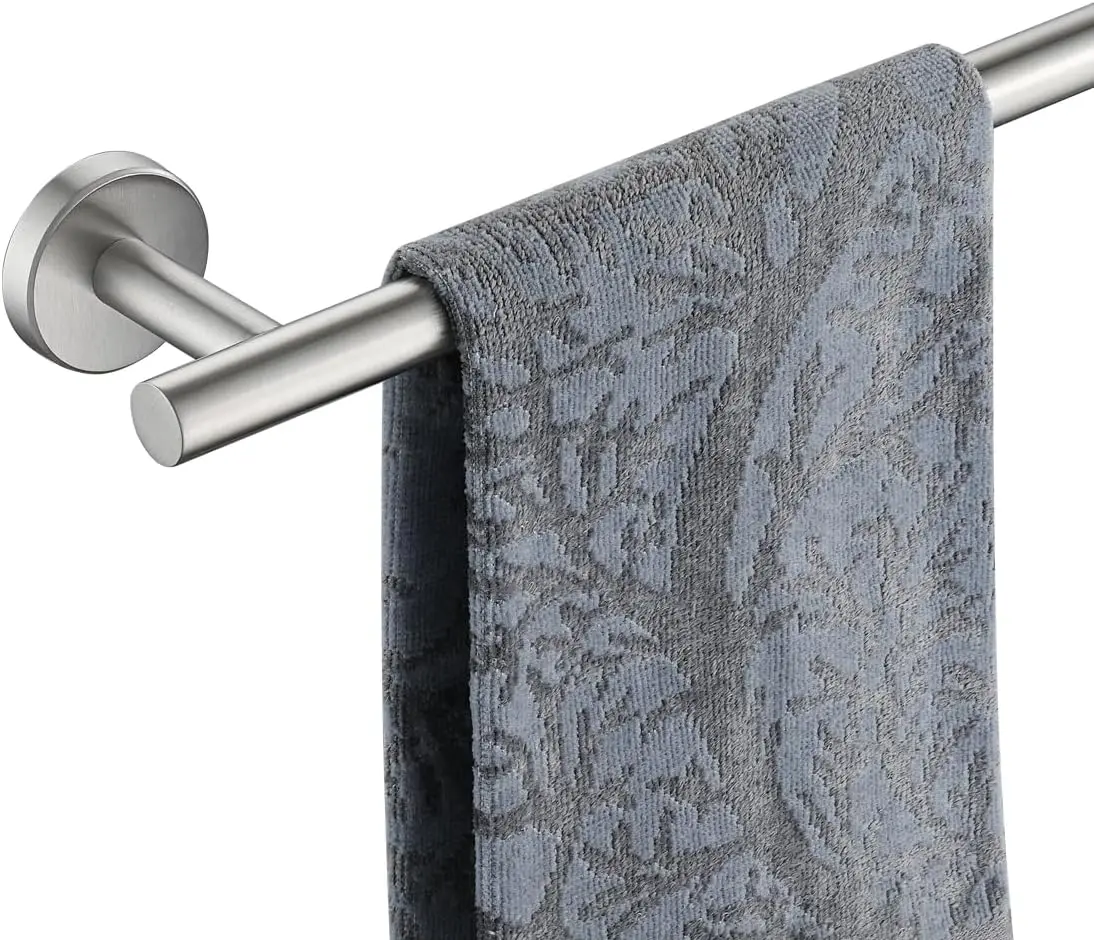 

Bath Towel Bar, 20.5 Inch 304 Stainless Steel Thicken 0.8mm Towel Rack Bathroom, Towel Holder Brushed Finished Wall Mount, Us