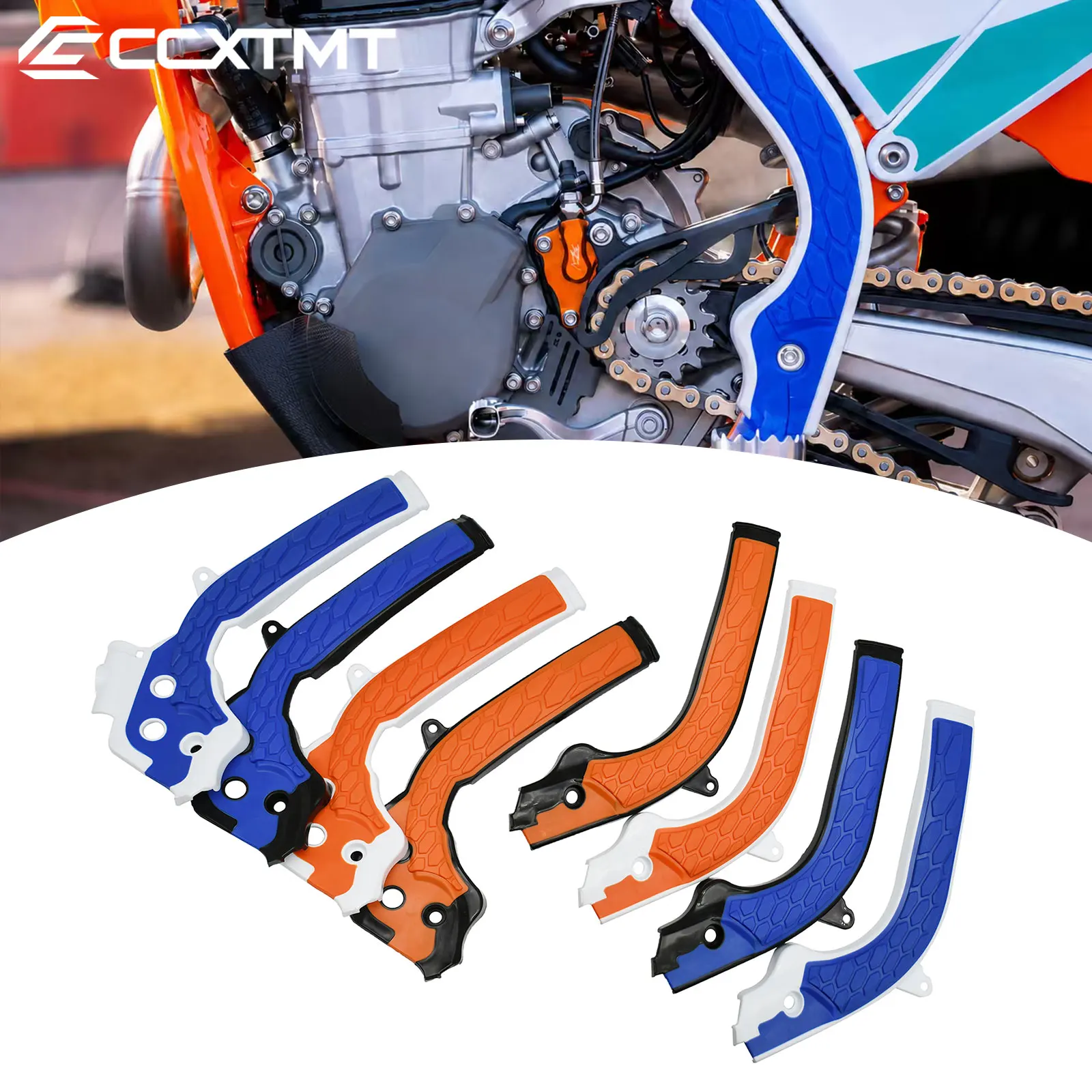 Motorcycle X-Grip Frame Protection Guard Cover For EXCF KTM EXC SX SXF XCW 505 500 450 350 300 250 150 125 TPI 2016-2018 2019