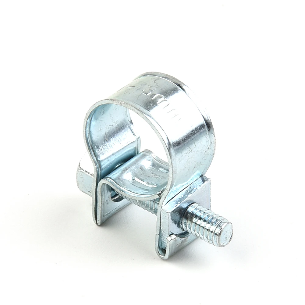 10pcs Fuel Line Hose Clips Nut And Bolt Fuel Line Clamps Petrol Pipe Diesel Small Clamp Fittings Fixing Tools