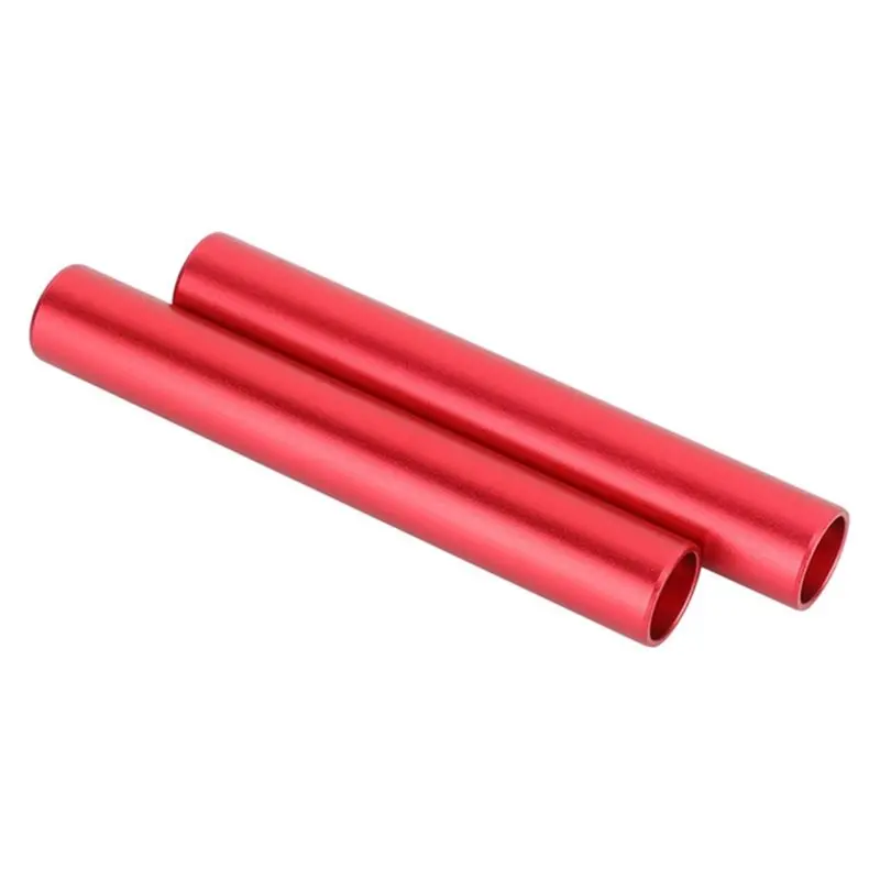 A55T Threaded Support Bars- Pair Of 15Mm Aluminum Rods For Camera Rig& Tripod Mounting Accessory