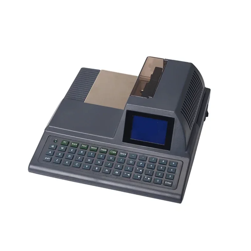 DY-2015 Automatic Full Keyboard Check Printer Check Writer Small English Electronic Bank Counter Standard Check Printer