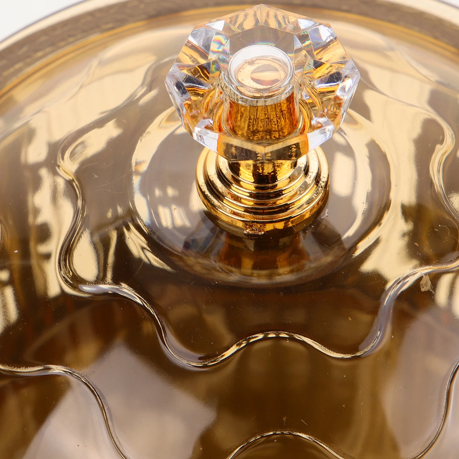 

Tray for Ramadan Party Dried Fruit Container Eid Dessert Metal Storage Jar Serving Platter Candy Dish Home Decor