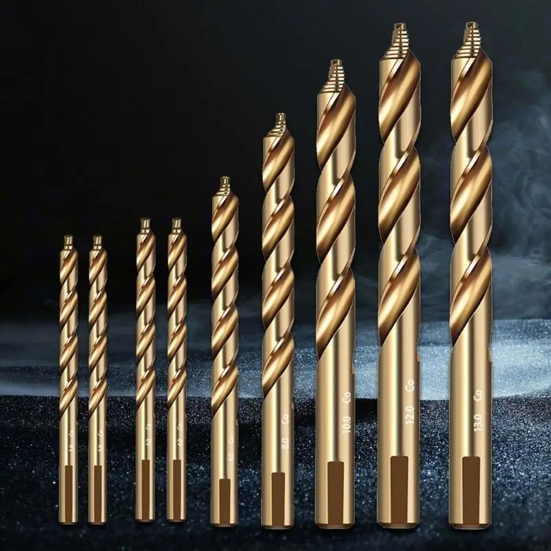 A9LA 3/4/6/8/10/12/13mm Bit Bit Bit Bit Bit Bit cho kim loại bằng thép không gỉ bằng kim loại bằng kim loại bằng kim loại bằng