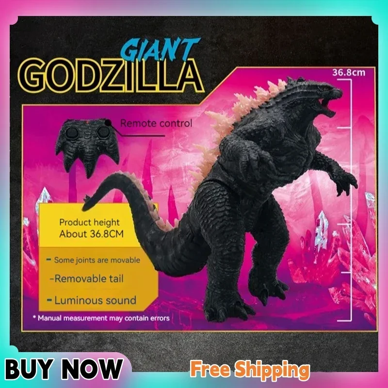 New Stock Genuine Remote-controlled Godzilla Evolved Large Godzilla Model Remote-controlled Movable Godzilla Toy Gift