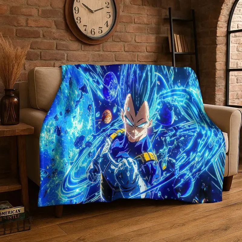 Retro Anime D-Dragon Ball Cartoon Game Soft Flannel Throw Blanket,Cozy Blanket for Bed,Couch,Sofa,Bedroom,Living Room,Travel,kid