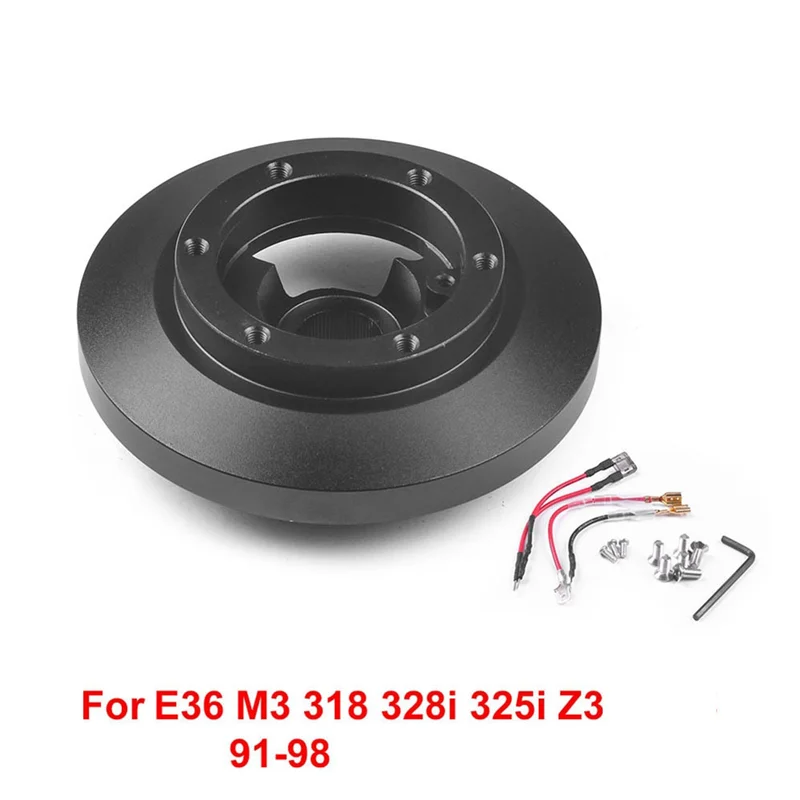 

Latest Steering Wheel Short Hub Adapter Boss Kit For 91-98 BMW E36 M3 318 328I 325I Z3 E39 850Ci