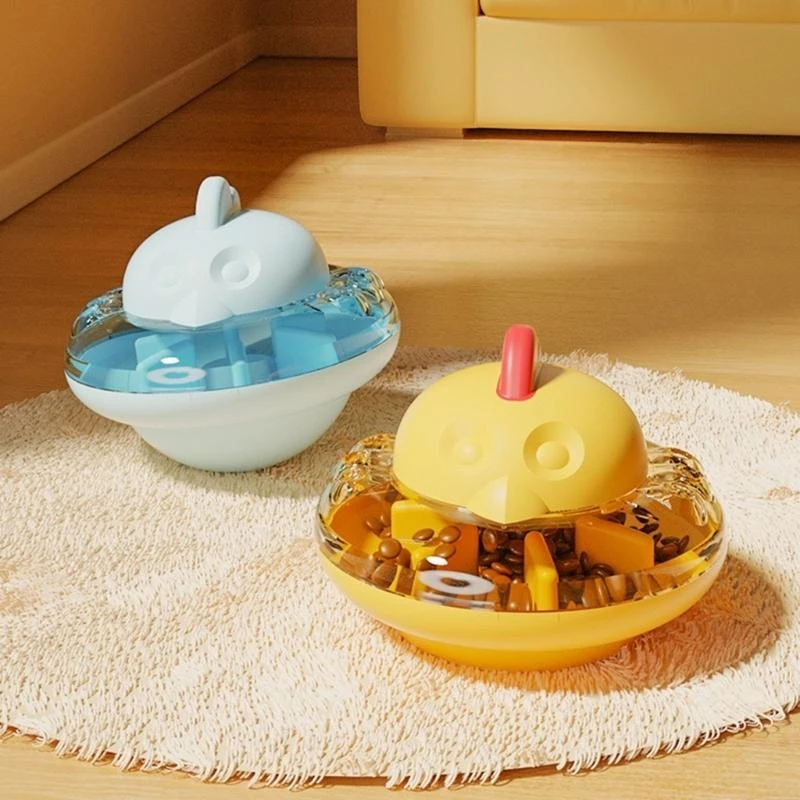 

Pet Treat Dispensing Feeder Puzzle Ball with Interactive Design for Indoor Use