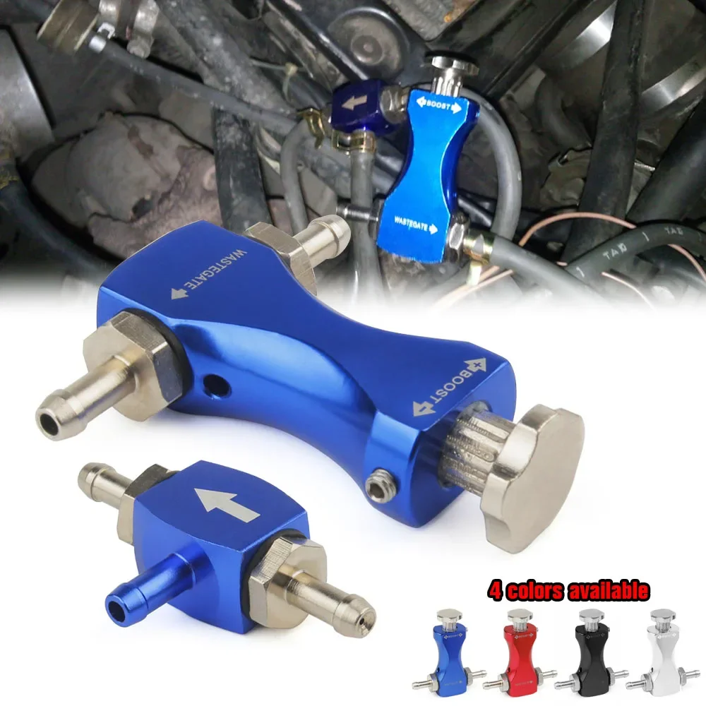 Voertuigregelen Auto Gemodificeerde druk Benzine Handmatig Aluminium Verstelbare auto-ontluchtingsklepmeter Auto Turbo Boost Controller