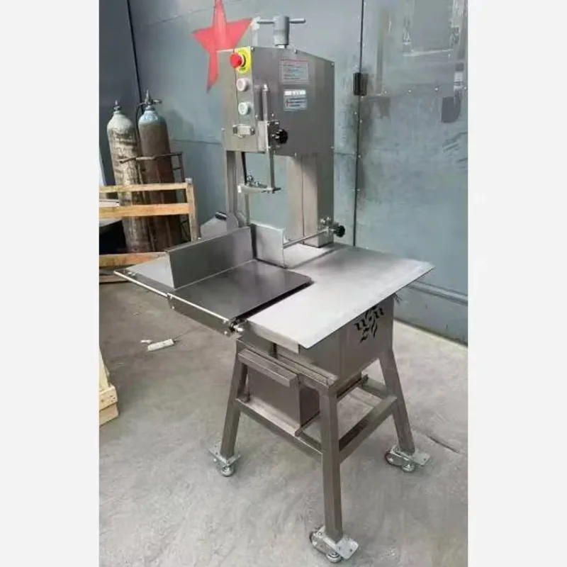 آلات تجهيز الأغذية المتينة آلة النشر سطح المكتب الفولاذ المقاوم للصدأ قطاعة اللحوم بسرعة قطع اللحوم المجمدة