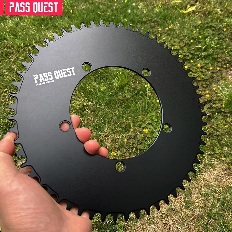 PASS QUEST 130BCD Chainring 5-Claw Closed Disc Round/Oval 42/44/46/48/50/52/54/56/58/60T For SRAM RED APEX Bicycle Crankset