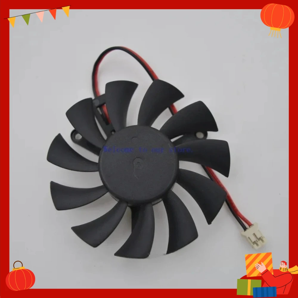 For PowerColor ATI Sapphire 5.5cm Dia 3.9cm Hole Pitch 7750 4650 GPU Cooling Fan  (WYH001)