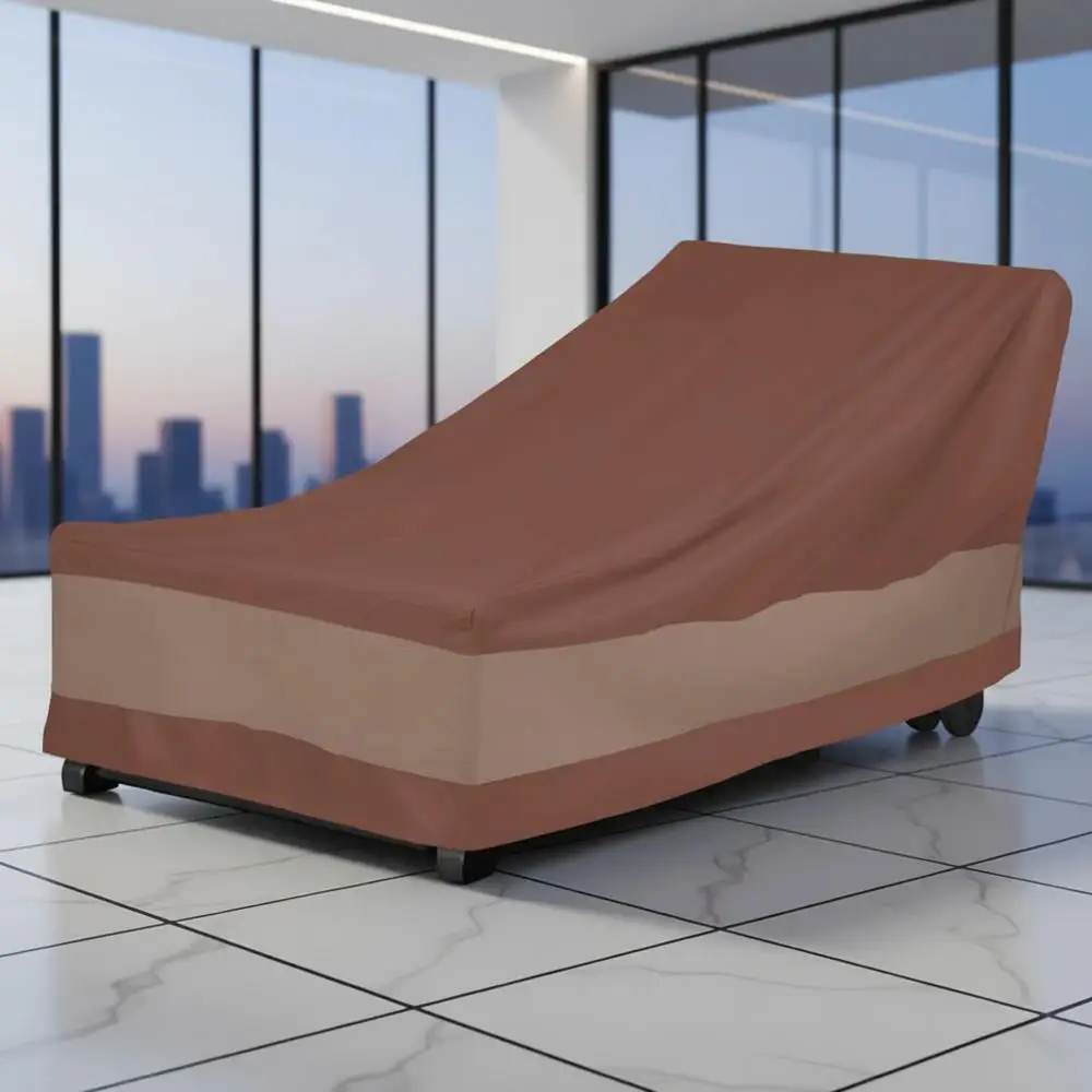 

74 Inch Outdoor Chaise Lounge Chair Cover, Waterproof Patio Furniture Protection