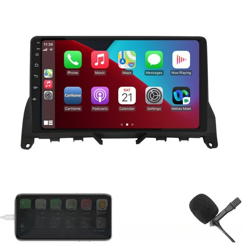 

CarPlay bluetooth high definition large screen car Android GPS navigation