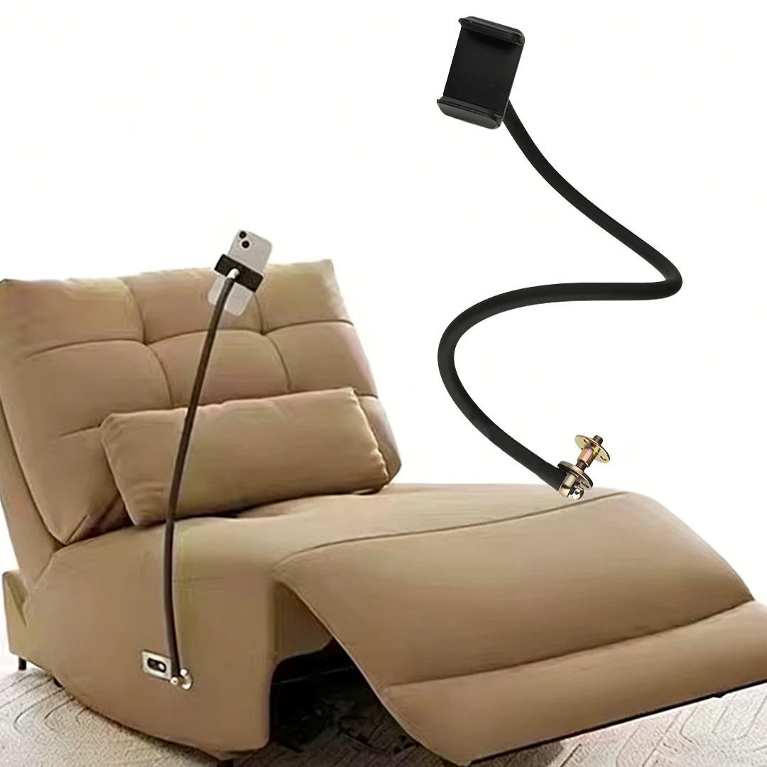 Flexible Arm Monopod Rod Sofa Lazy Stands Holder with Ball Head Clip Holder for Mobile Phones Tablets PC