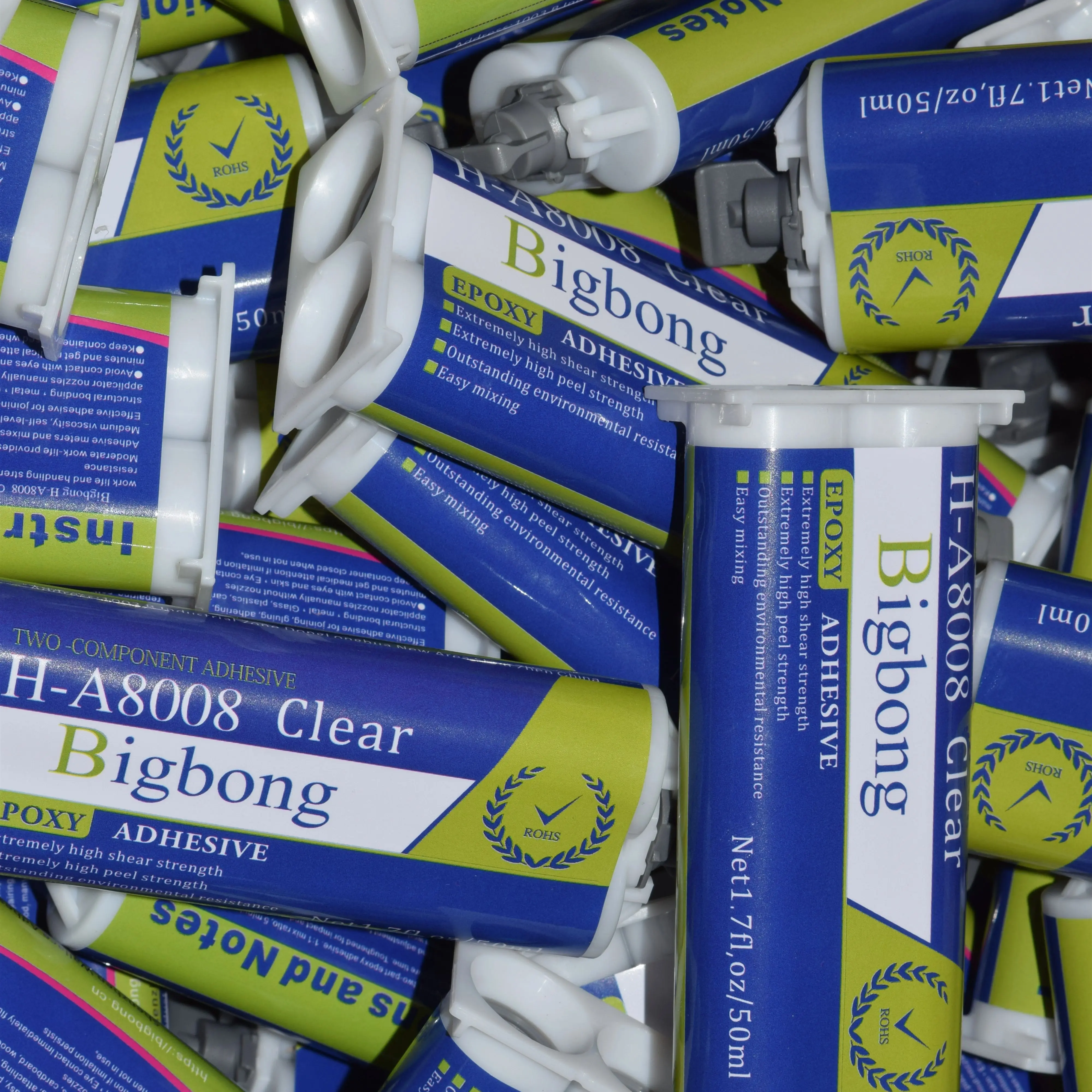 

1/2/5/10/20 шт. Прозрачный двухкомпонентный клей AB 1:1, 50 мл, 5-минутный эпоксидный клей для дерева, металла, пластика, стекла, керамики, бетона, конструкционный клей для склеивания