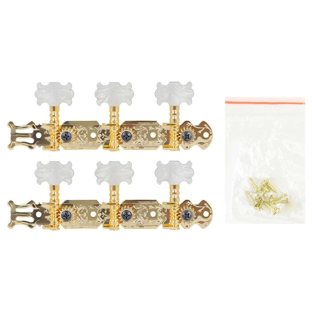 

Golden Metal Replacement Parts Guitar Guitar Accessories Knob Tuning Pegs Accessories Durable Long Use Cool Design
