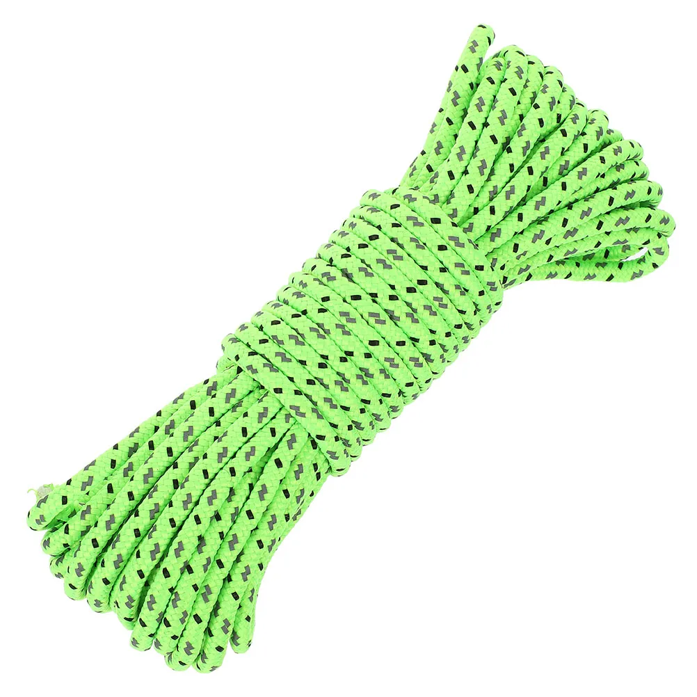 

1 Roll 50 Meter Reflective Canopy Rope Windproof Tent Tying Fixing Tool For Camping Outdoor Activities Durable Multi Functional