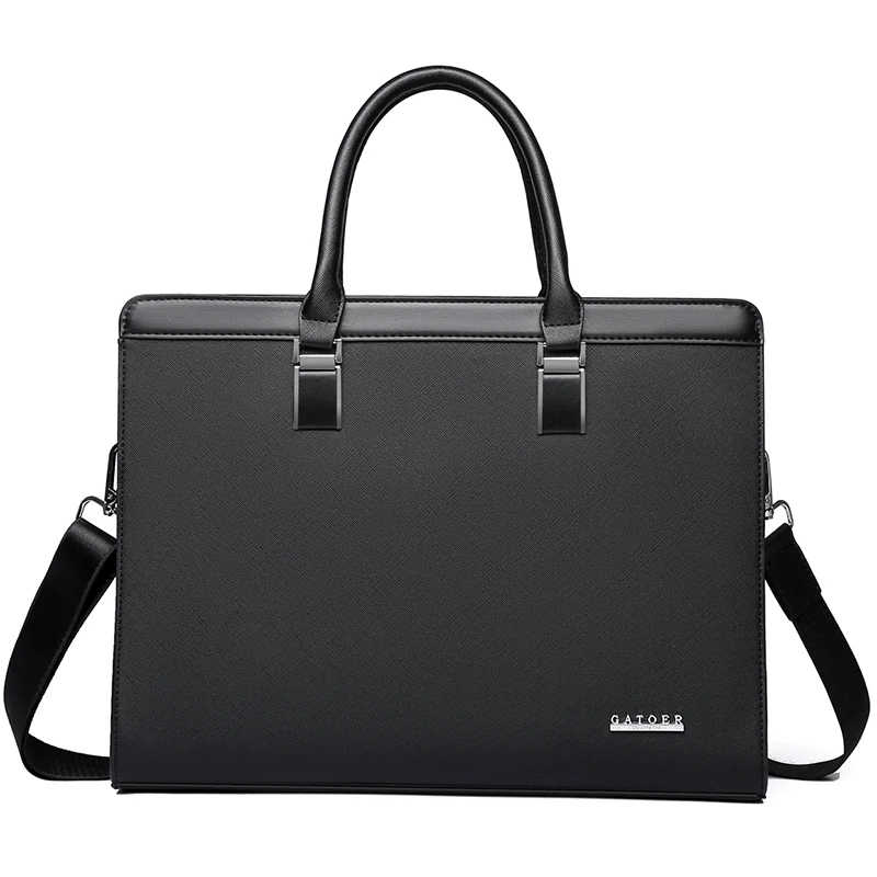 Men's Briefcase Handbag Laptop Bag Single Shoulder Satchel Crossbody Bag Stylish Business Travel Computer Bag