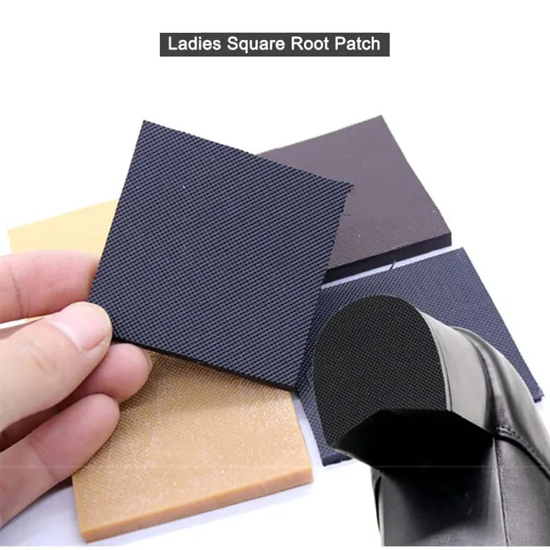 Rubber Heel Pads for Shoes Sole Wear-resistant Outsole Insole Repair Anti-Slip Self-Adhesive Bottom Protector Sticker Care Patch