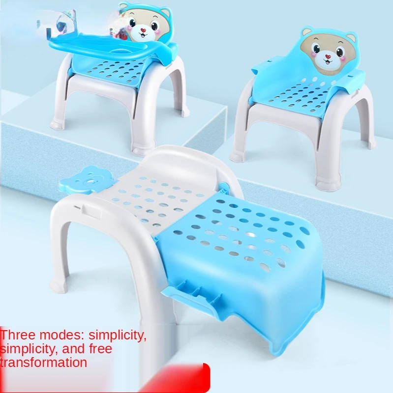 Children Shampoo Chair Dining Chair Dining Table Stool Household Folding Baby Reclining Shampoo Shampoo Chair