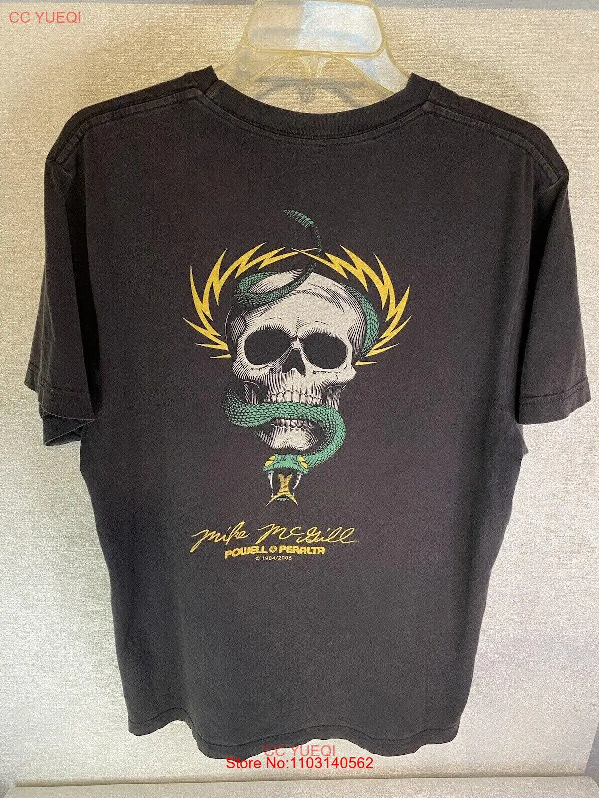 Power Peralta Limited Edition T-Shirt Men’s Xl Black Skateboard Shirt