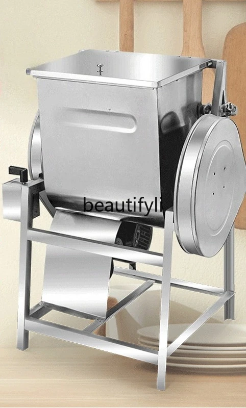 Profesjonalny poziomy mikser do ciasta z twardą obudową, mocny, elektryczny, o dużej pojemności.