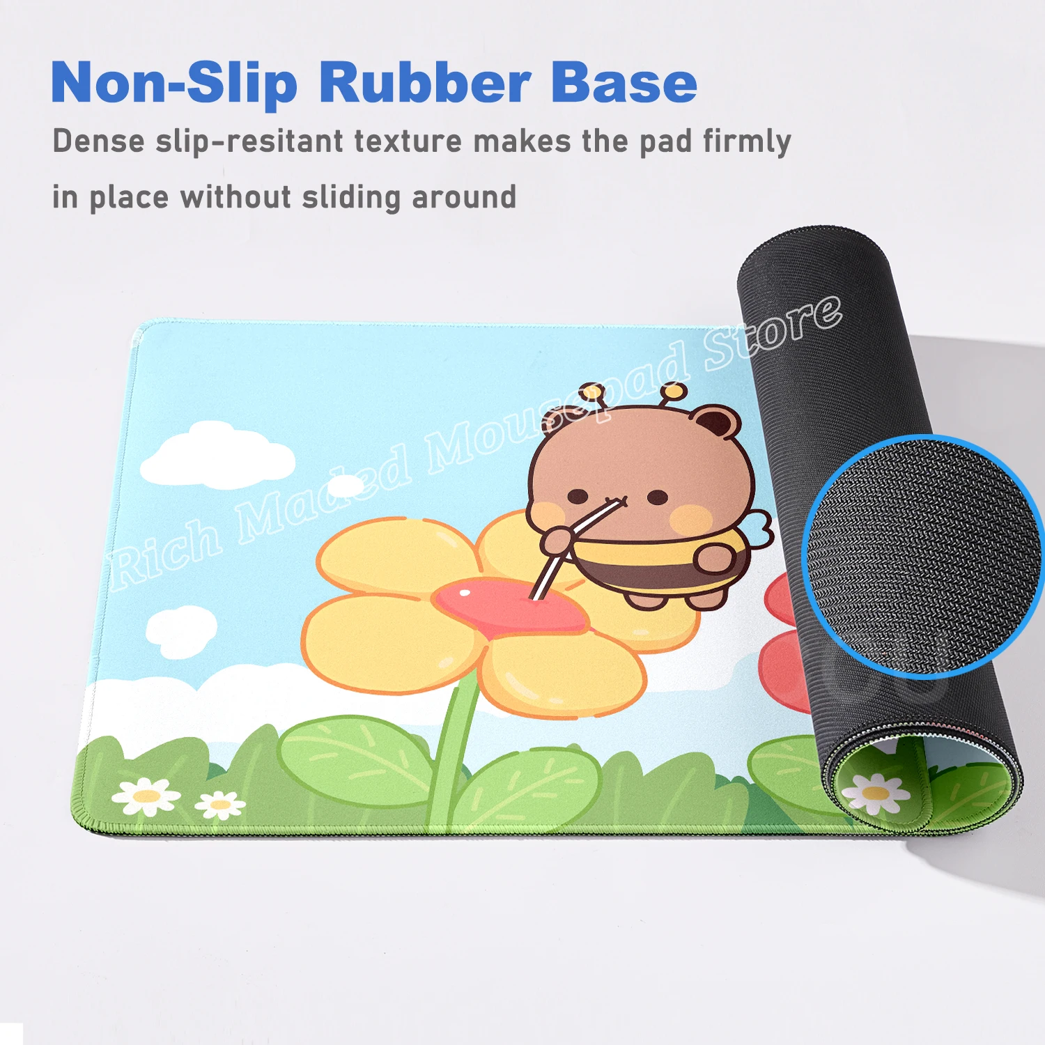 Cartoon Bubu Dudu Cute Deskmat Xxl Gamer Mouse Pad Anime Computer Table Mat Pc Accessories Mousepad Large Mats Office Mause Pads