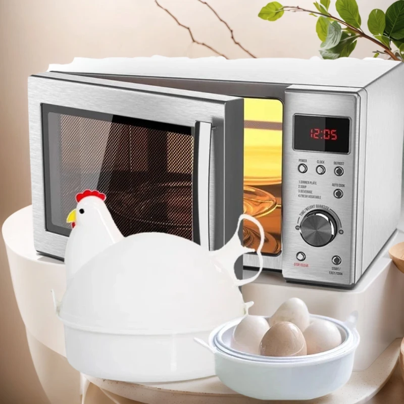 

Микроволновая печь в форме курицы, мини-домашняя нагревательная коробка для вареных мягких яиц, кухонные гаджеты для приготовления яиц
