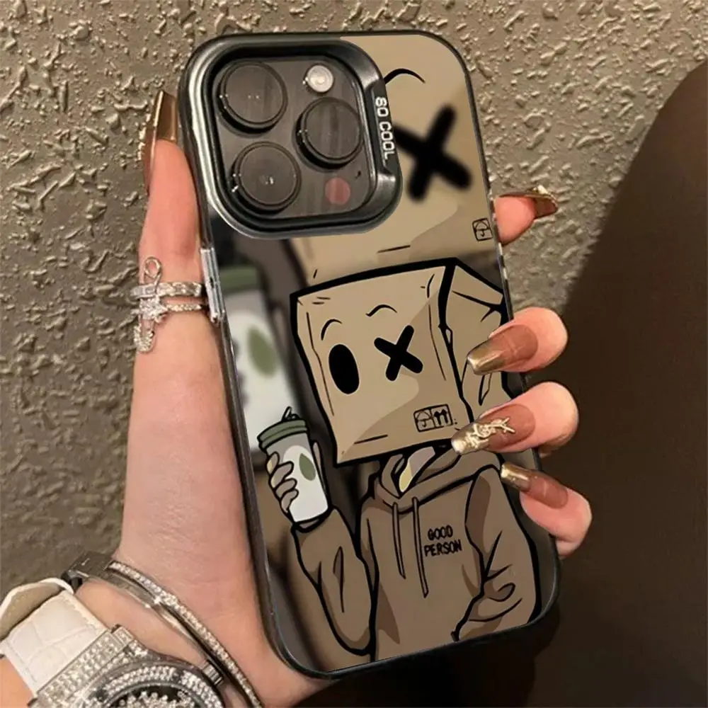 

Creative phone case for iPhone 16 Pro 15 Pro 14 13 12 11 XS 14 PRO MAX 16 plus 14Pro 12pro mini Soft Shell back cover