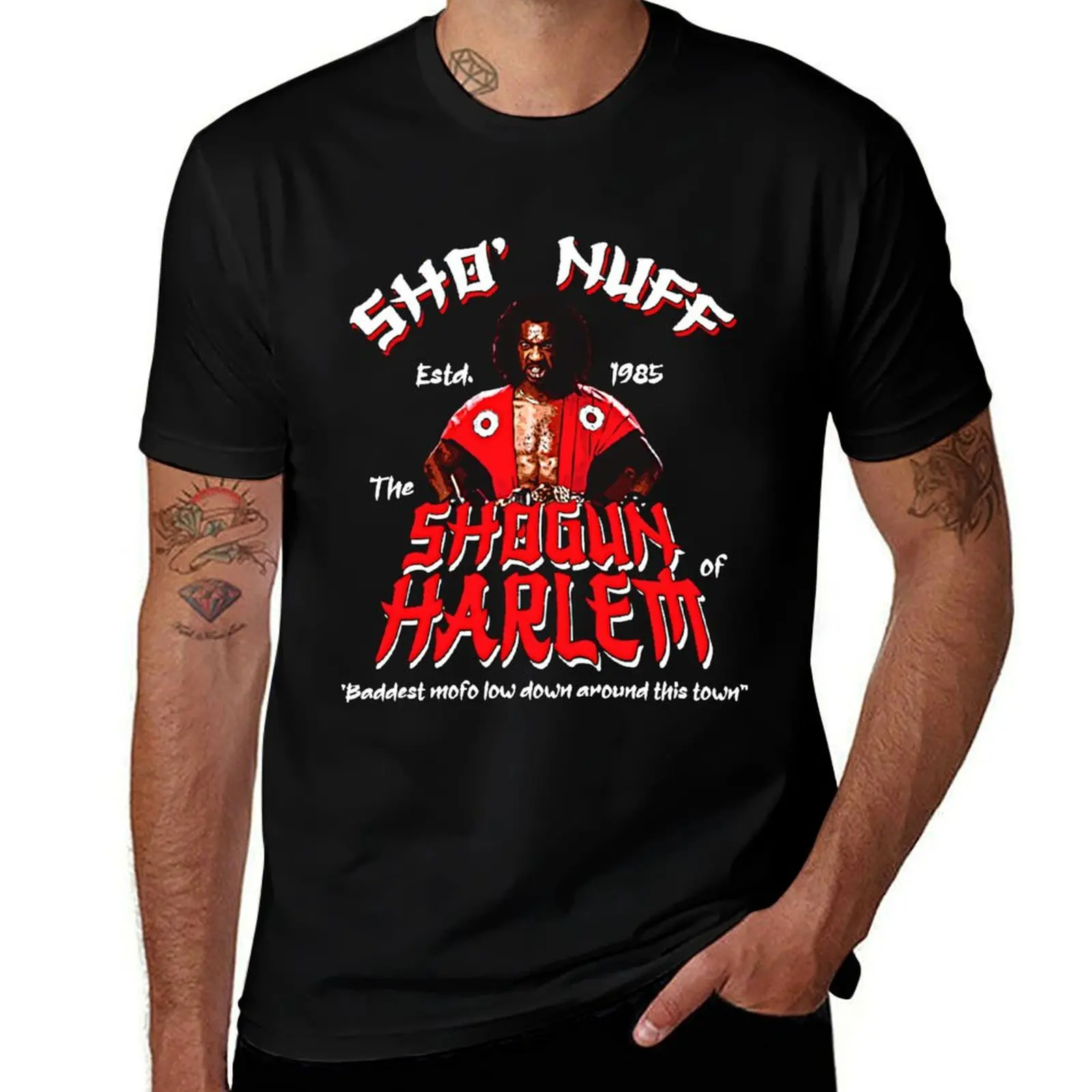 Sho' Nuff Shogun of Harlem T-Shirt Breathable Basic Cotton T-Shirt