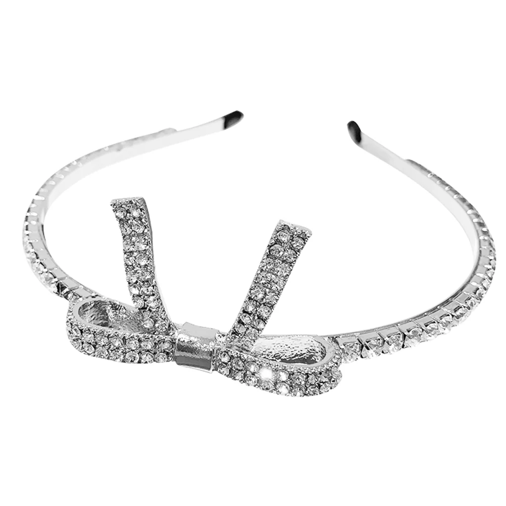 

Elegant Rhinestone Hairband Women Headdress Bridal Headpiece Creative Headwear Hairband Styling Tools Accessories Braiders
