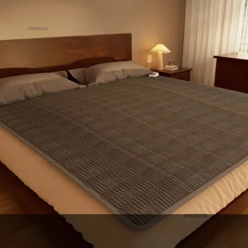 Electric Blankets Smart Dual Zone Heating Wide Knitted Sofa Cover Warm Bedspread for Home Hotel Bed Sheet 150cm 180cm 200cm