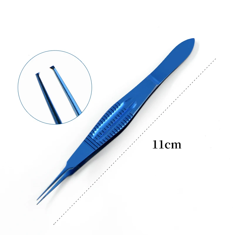 11cm forceps ophthalmic tweezer Tissue Forceps Micro tweezer Ophthalmic surgical instrument