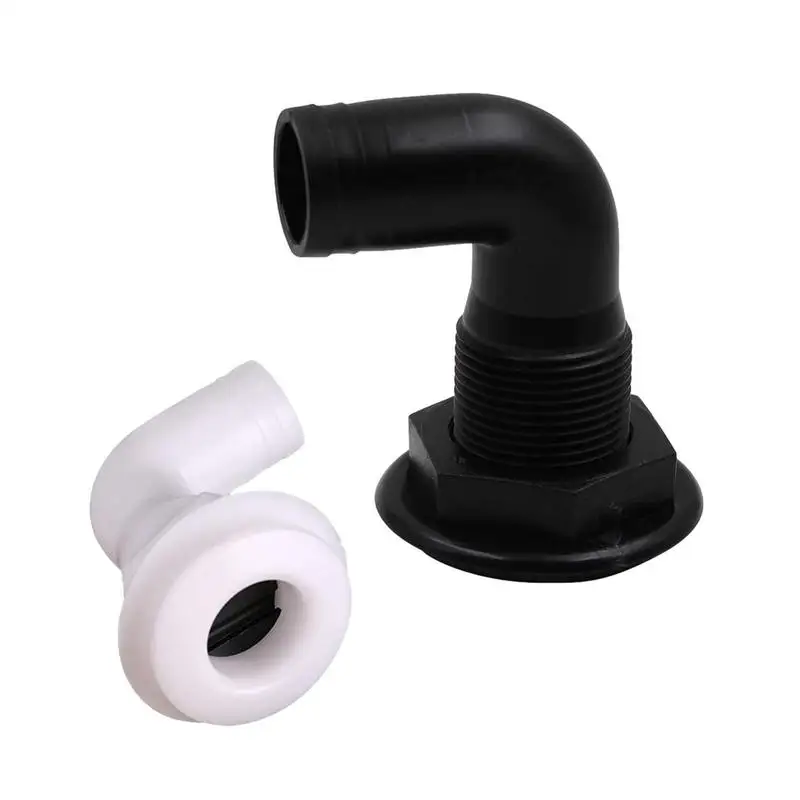 

90 Degree Marine Drainage Outlet Yacht Bilge Reusable Portable Drain For Tractors Caravans Marine Boat Parts Accessories