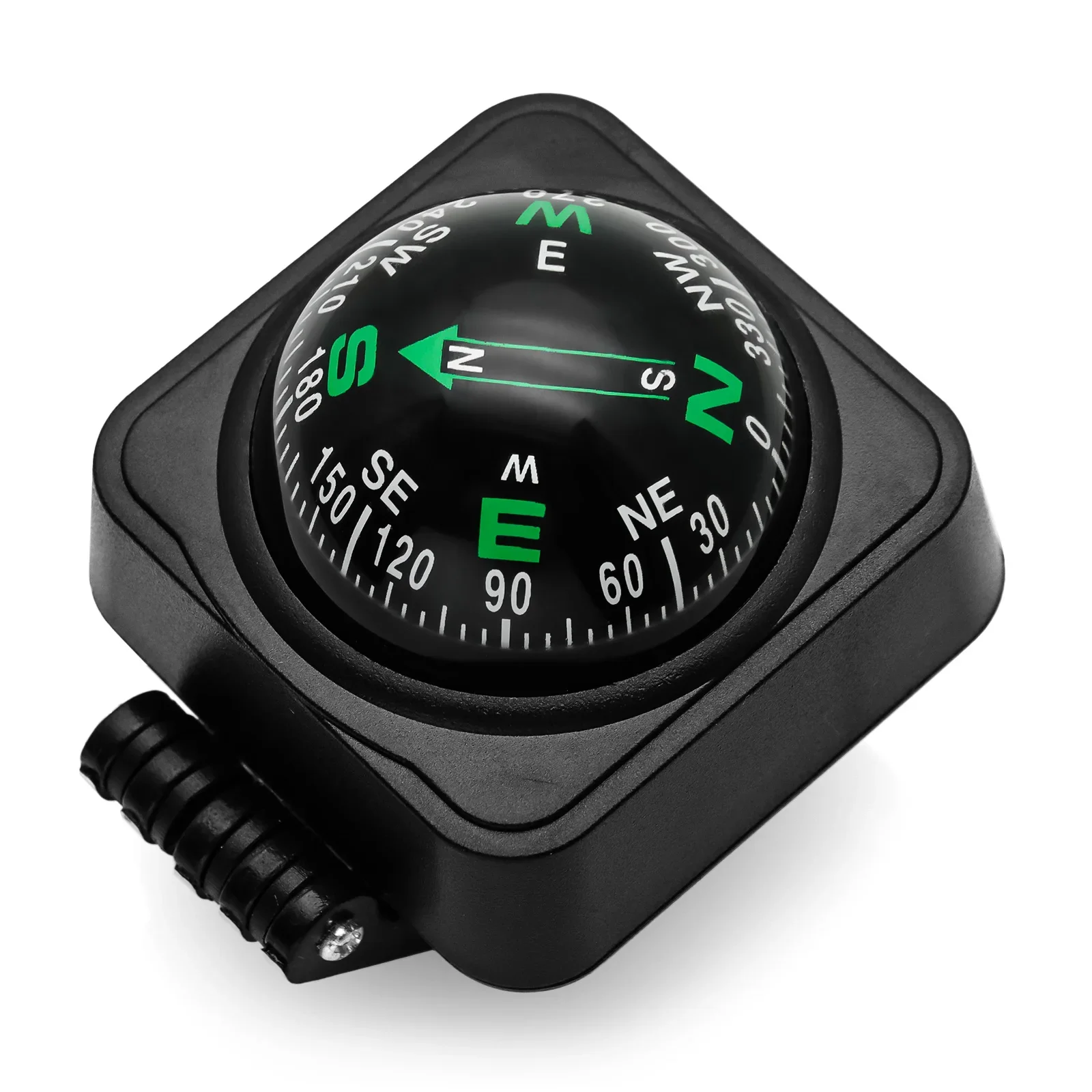 AliExpress NONE Outdoor Travel Boat Cycling Hiking Adjustable Car Compass Ball Shaped Navigation Dashboard Compass Direction Pointing Guide