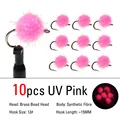 10 piezas de color rosa