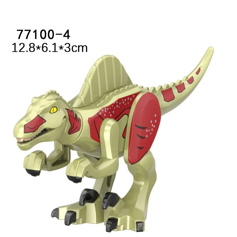 Bloc de construction dinosaure jurassique tyrannosaure Rex Triceratops ptérodactyle Swift Raptors Puzzle assemblage bloc de construction jouet cadeau