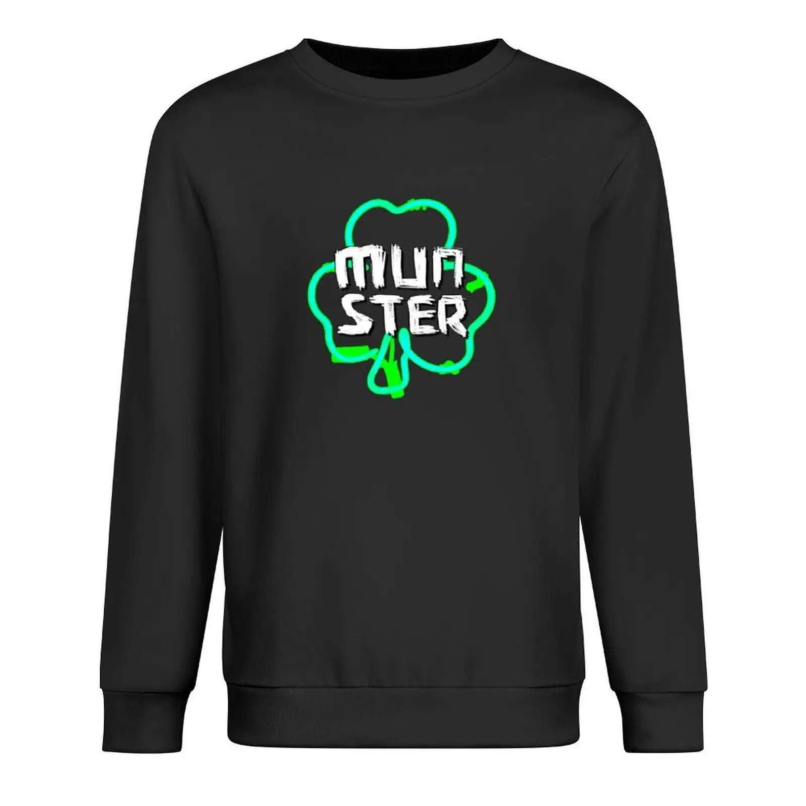 

Munster, Neon Shamrock, MUNSTER Ireland Pullover men wear autumn clothes tracksuits graphic t shirts men pullover