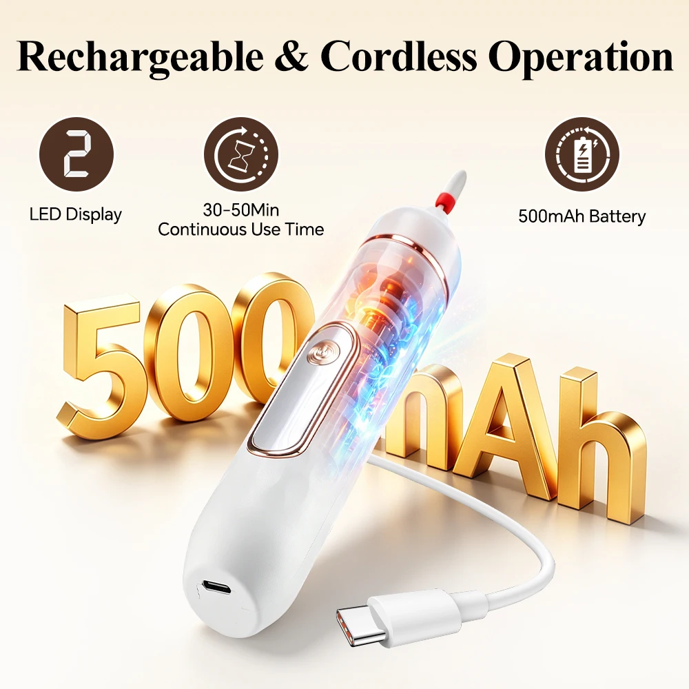 Electric Nail File And Callus Remover For Manicure And Pedicure_voghion.com