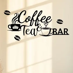 Stylish Bean Design Coffee Bar Sign – Metal Décor for Home & Office Coffee Stations