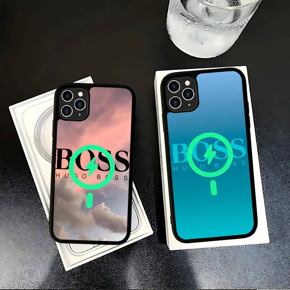 Funda Magnética Inalámbrica H-Hugo Cool B-Boss para iPhone 17 16 15 14 Plus 13 12 11 Pro Max