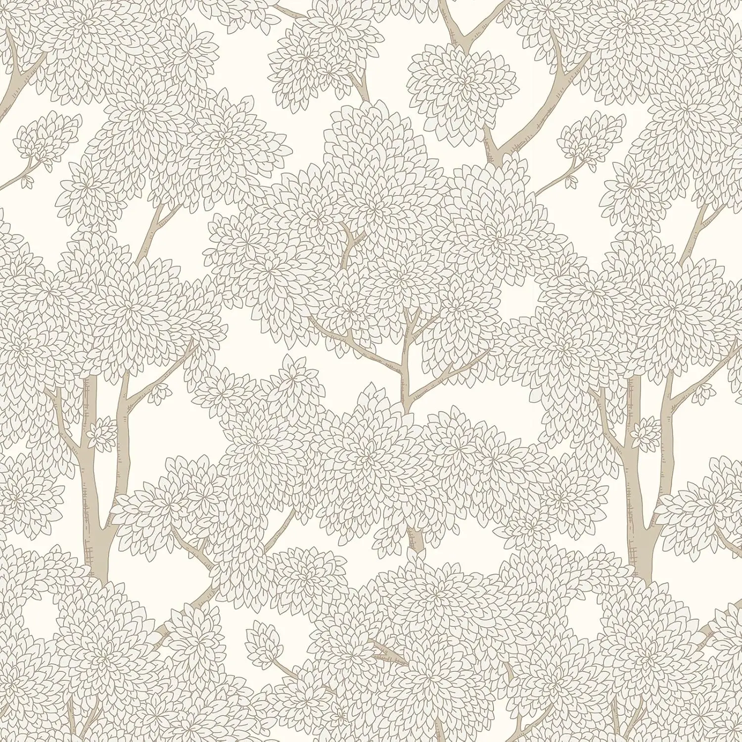 Tree Wallpaper Peel and Stick Vintage Forest Wall Mural Waterproof Removable Self Adhesive Wallpaper for Living Room Home Decor 