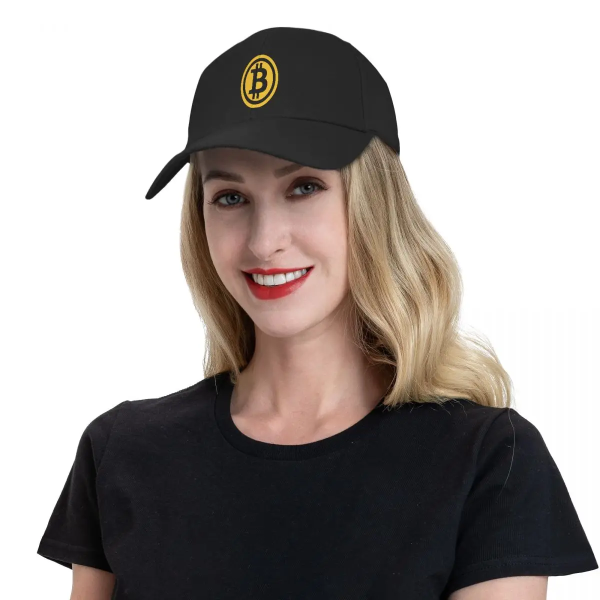 Punk Bitcoin Satoshi Crypto Logo Baseball Cap Men Women Breathable Cryptocurrency Dad Hat Sun Snapback Hats Trucker Caps