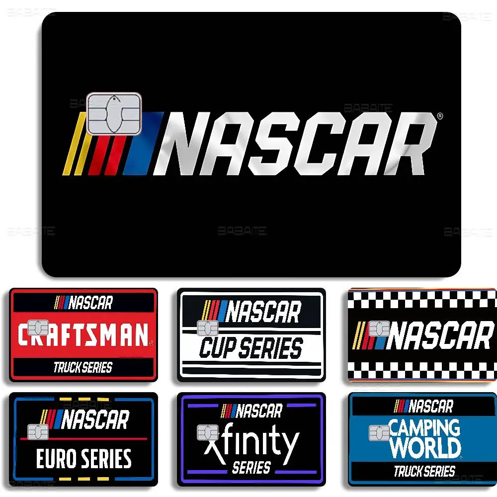 N-NASCARS Racing Car 100% Hot Sale Amine Credit Debit Bank Card Bus Card Film Skin Sticker