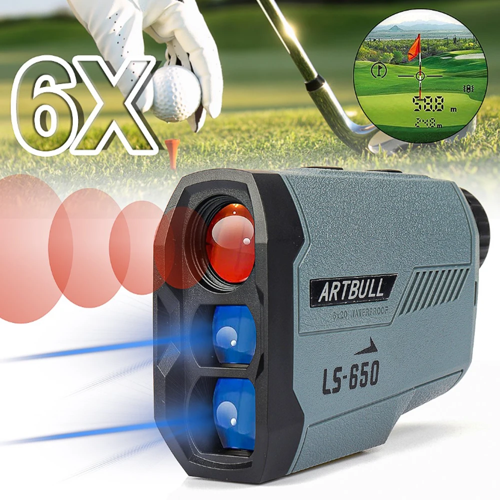 Golf Telescope Range Finder 650m 1000m Precision Locking Altitude and Angle Measurement Flag Locking Ramp Correction