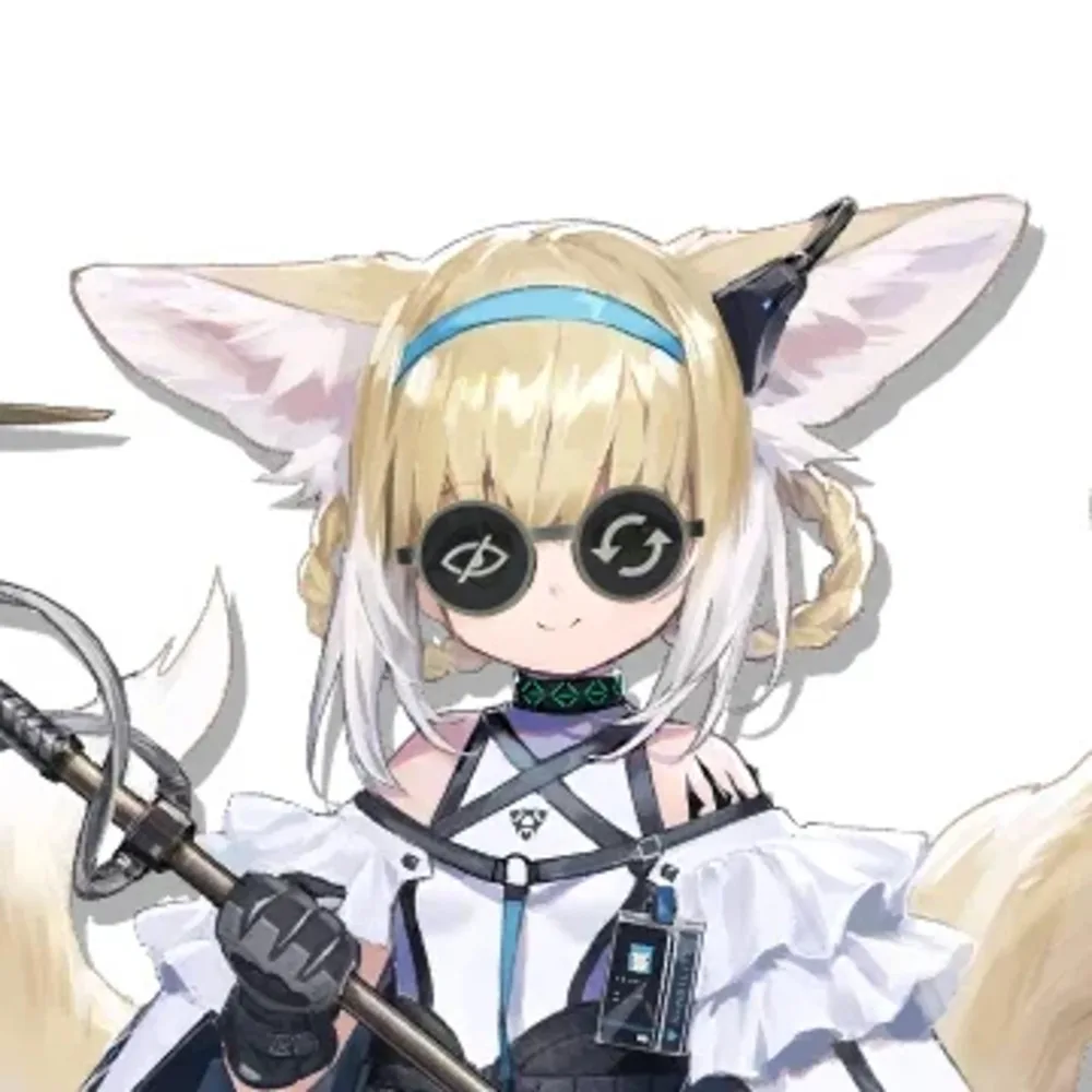 

Arknights Cos Eyeglasses Fun Anime Props Comic Con Accessories Decoration
