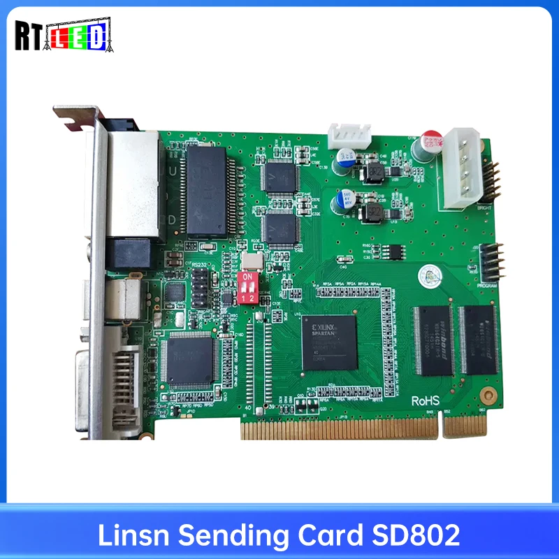 

RTLED Linsn Sending Control Card TS802D Full Color RGB Small Pitch Large Video Wall Controller